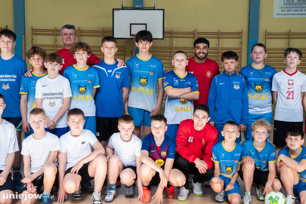 Zawodnicy Widzewa poprowadzili lekcję WF