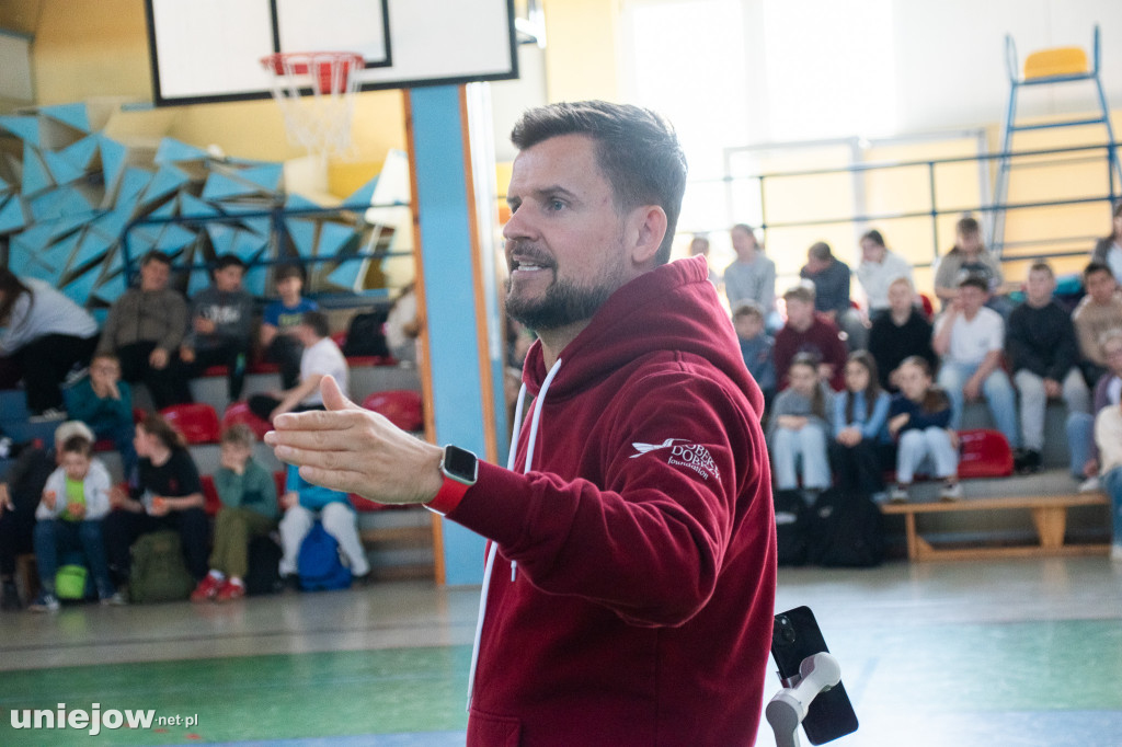 Zawodnicy Widzewa poprowadzili lekcję WF