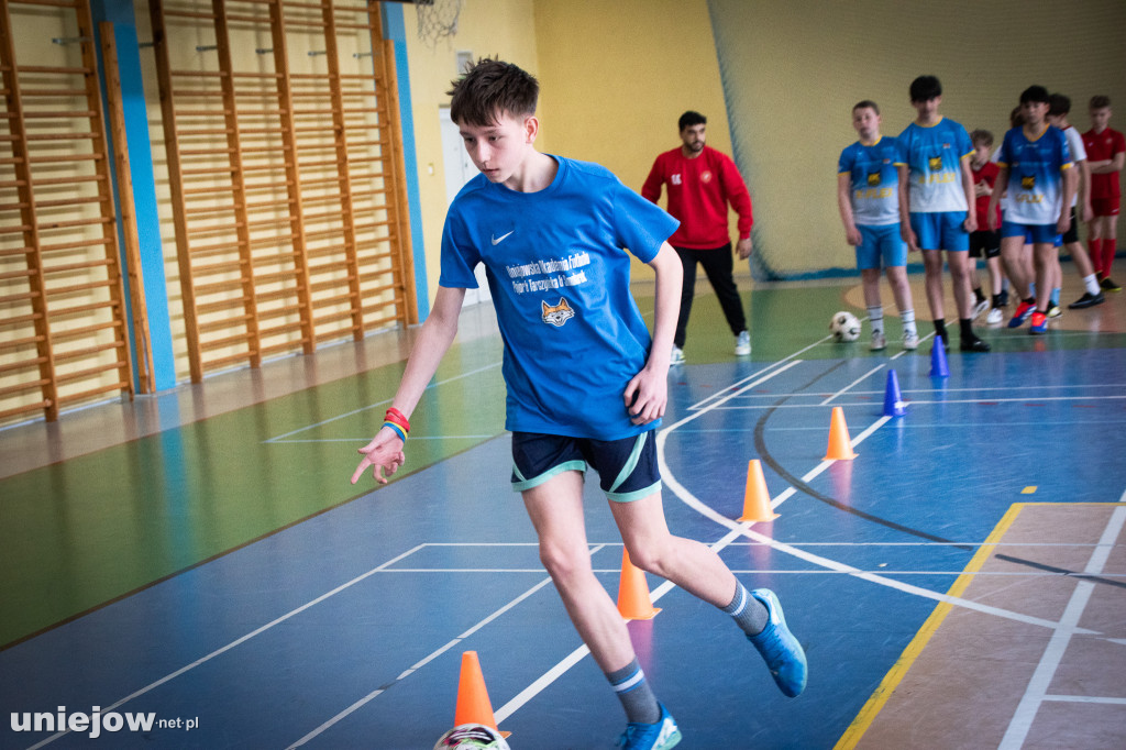 Zawodnicy Widzewa poprowadzili lekcję WF