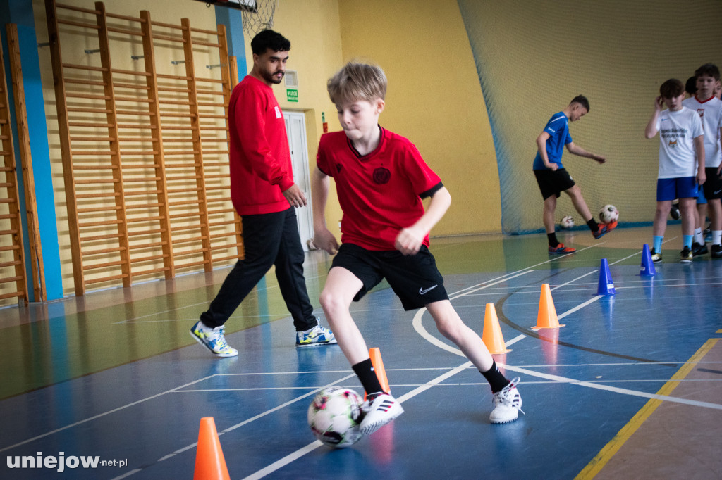 Zawodnicy Widzewa poprowadzili lekcję WF