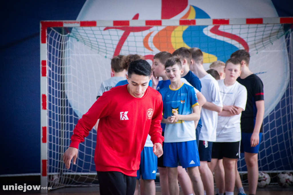 Zawodnicy Widzewa poprowadzili lekcję WF