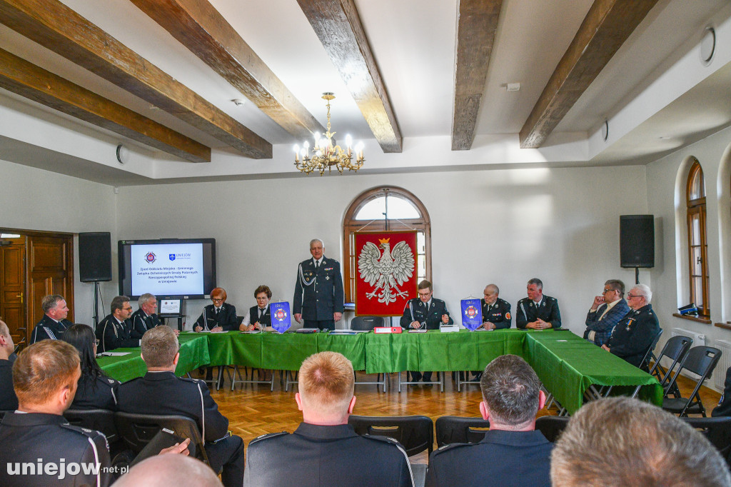 Strażacy z Gminy Uniejów wybrali władze na nową kadencję