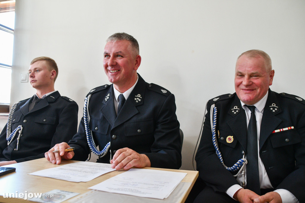 Strażacy z Gminy Uniejów wybrali władze na nową kadencję