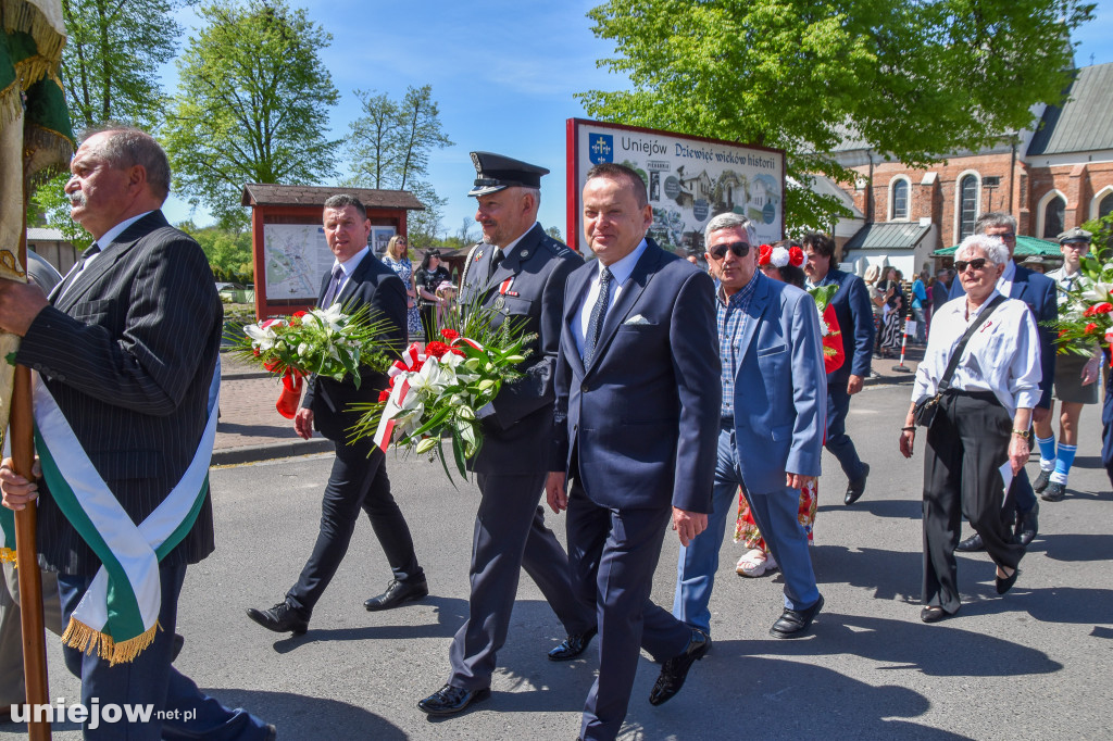 Święto 3 Maja w Uniejowie