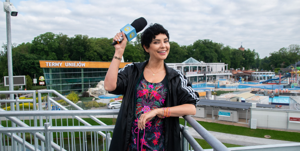Dorota Gardias na Termach Uniejów