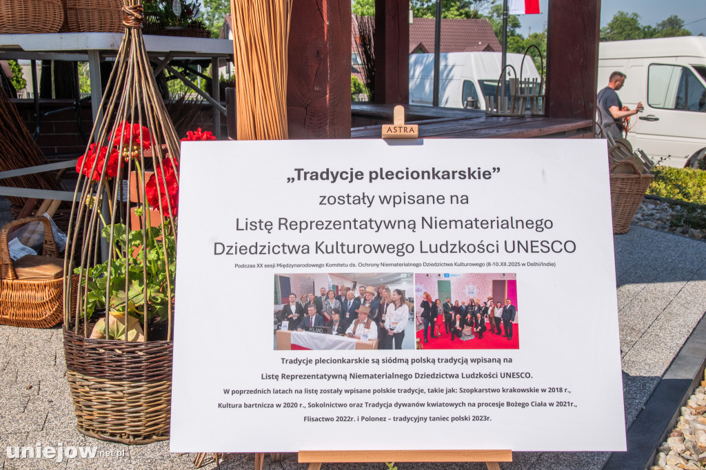 Plener plecionkarski w Uniejowie