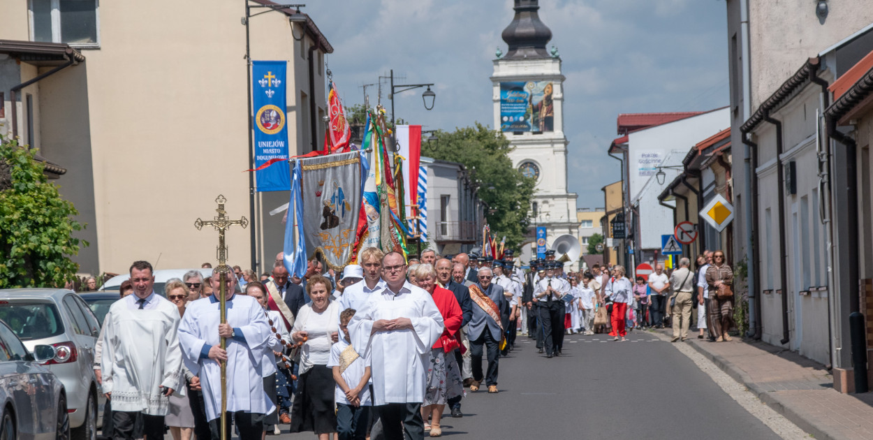 Procesja Bożego Ciała w Uniejowie