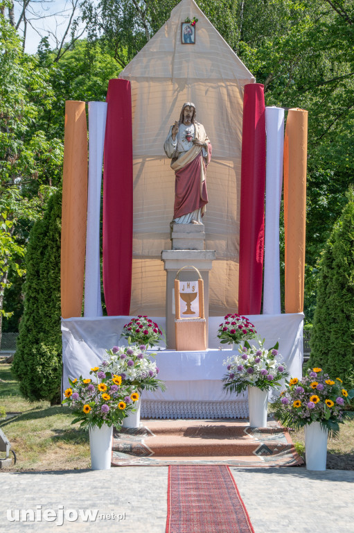 Procesja Bożego Ciała w Uniejowie