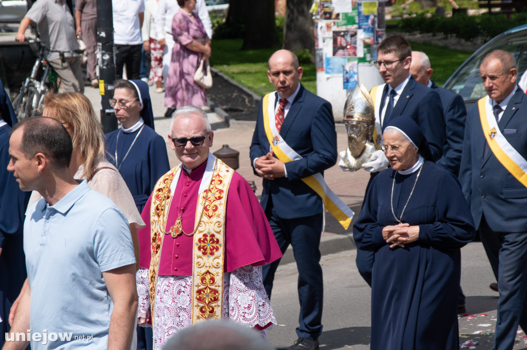 Procesja Bożego Ciała w Uniejowie