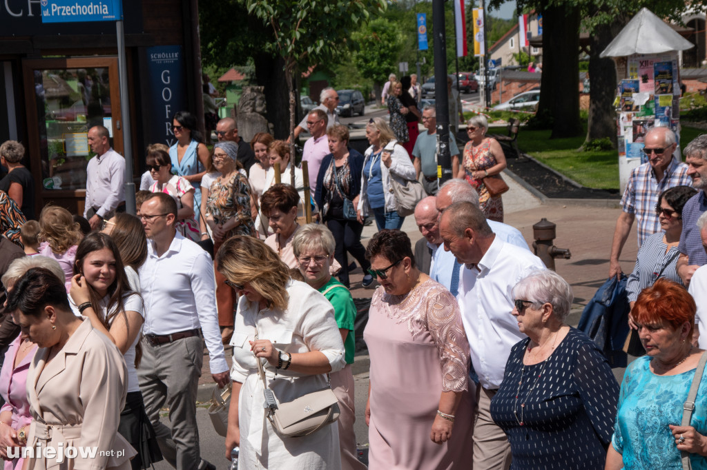 Procesja Bożego Ciała w Uniejowie