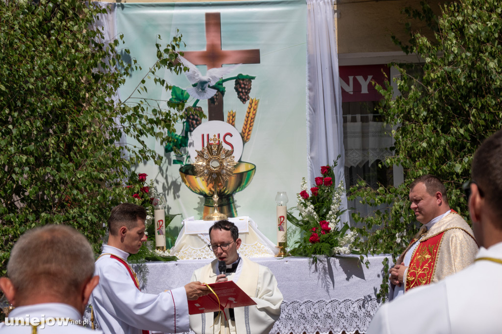 Procesja Bożego Ciała w Uniejowie