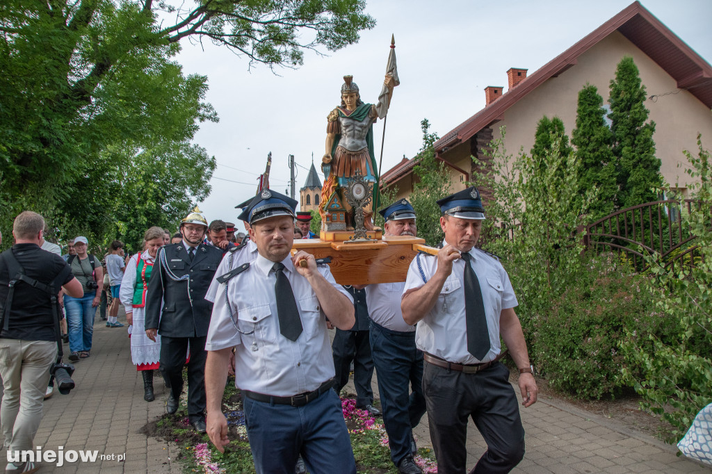 Kwietne dywany i procesja Bożego Ciała Spycimierz