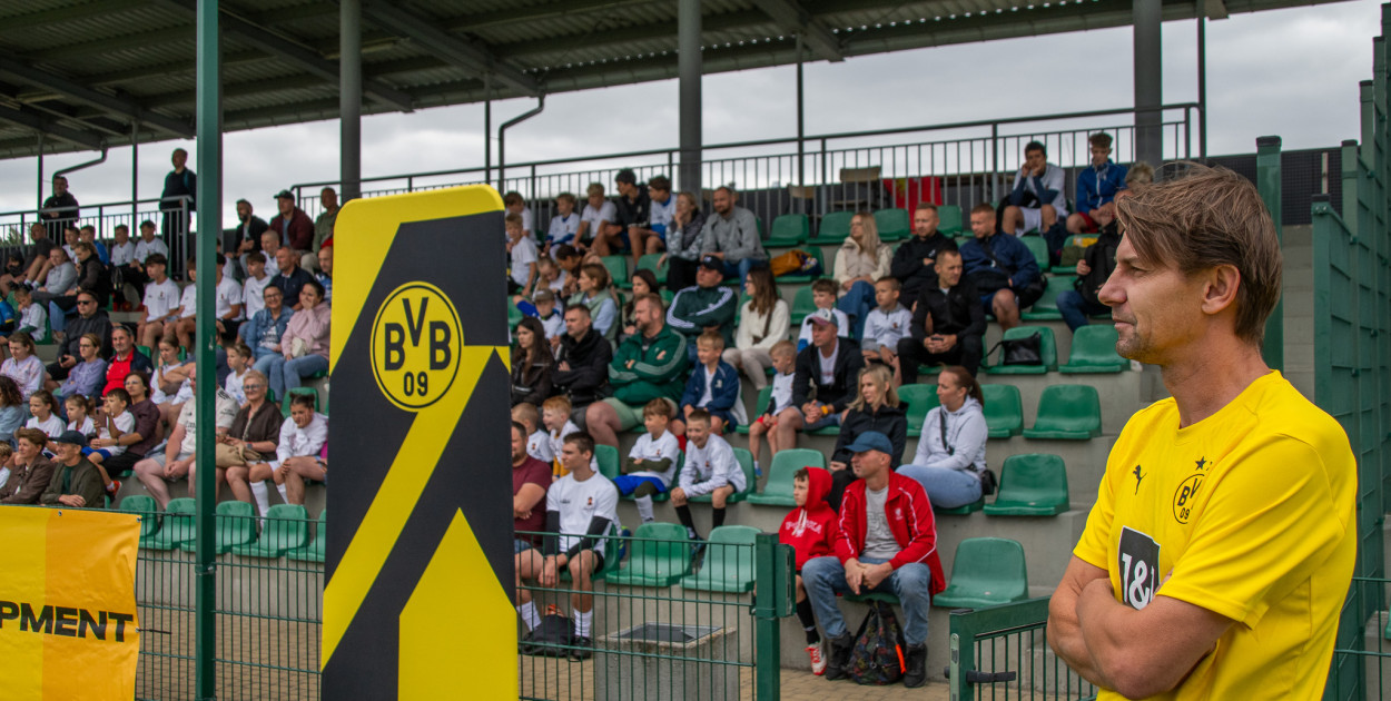 Ebi Smolarek i trenerzy Borussii Dortmund