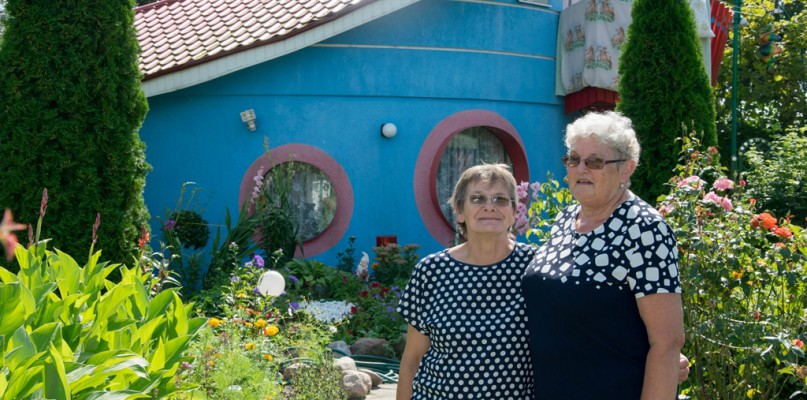 Na zdjęciu Bogumiła Słodkiewicz i Teresa Łuczak  z Uniejowa.