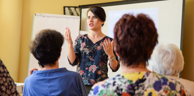  Na zdj. Emilia Straszewska ? dietetyk, która prowadzi część zajęć w Uniejowie.