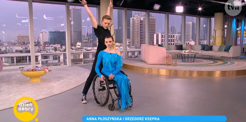 zdj. TVN/ https://dziendobry.tvn.pl/a/kiedys-mistrzyni-karate-z-czarnym-pasem-dzisiaj-tancerka-na-wozku