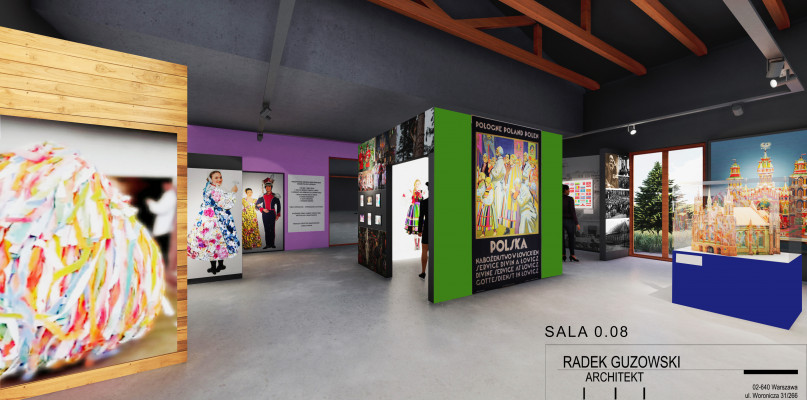 Wizualizacja jednej z sal centrum, które powstanie w Spycimierzu.