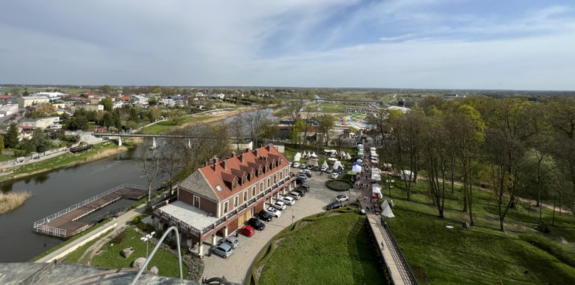 Zobacz Uniejów z wysokości, czyli wizyta na zamkowej baszcie [FOTO]