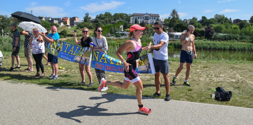 II edycja Samsung River Triathlon Series. Wciąż można wystartować w Uniejowie. Zdjęcie z I edycji w Uniejowie w 2021 roku.