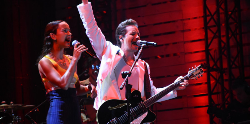 Monika Brodka i Krzysztof Zalewski w Uniejowie. fot. Michał Kubacki