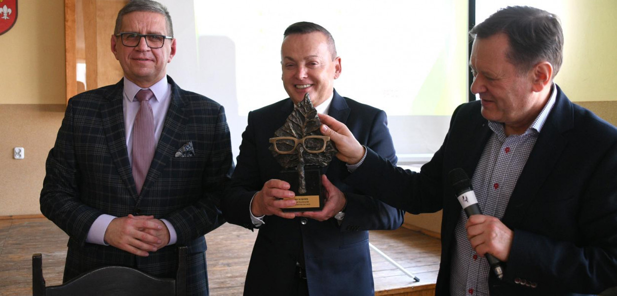 Burmistrz Kaczmarek odebrał nagrodę Eko Wizjonera