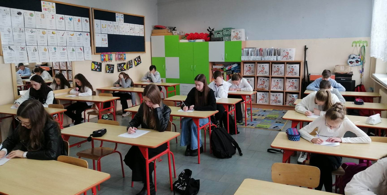 W Wilamowie odbył się Gminny Konkurs Ortograficzny. fot. SP w Wilamowie