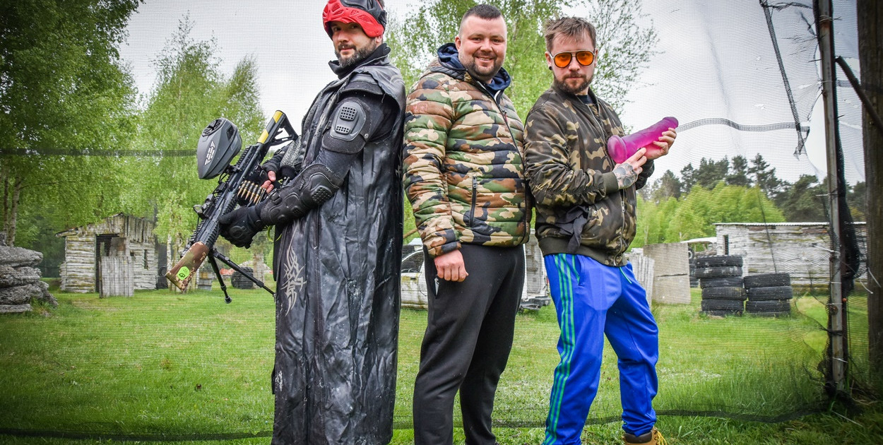 Na zdjęciu od lewej: Patryk "Roju" Rojowski, Maciej Łuczak z Vattenball i Maciek Dąbrowski z kanału ,,Z Dvpy".