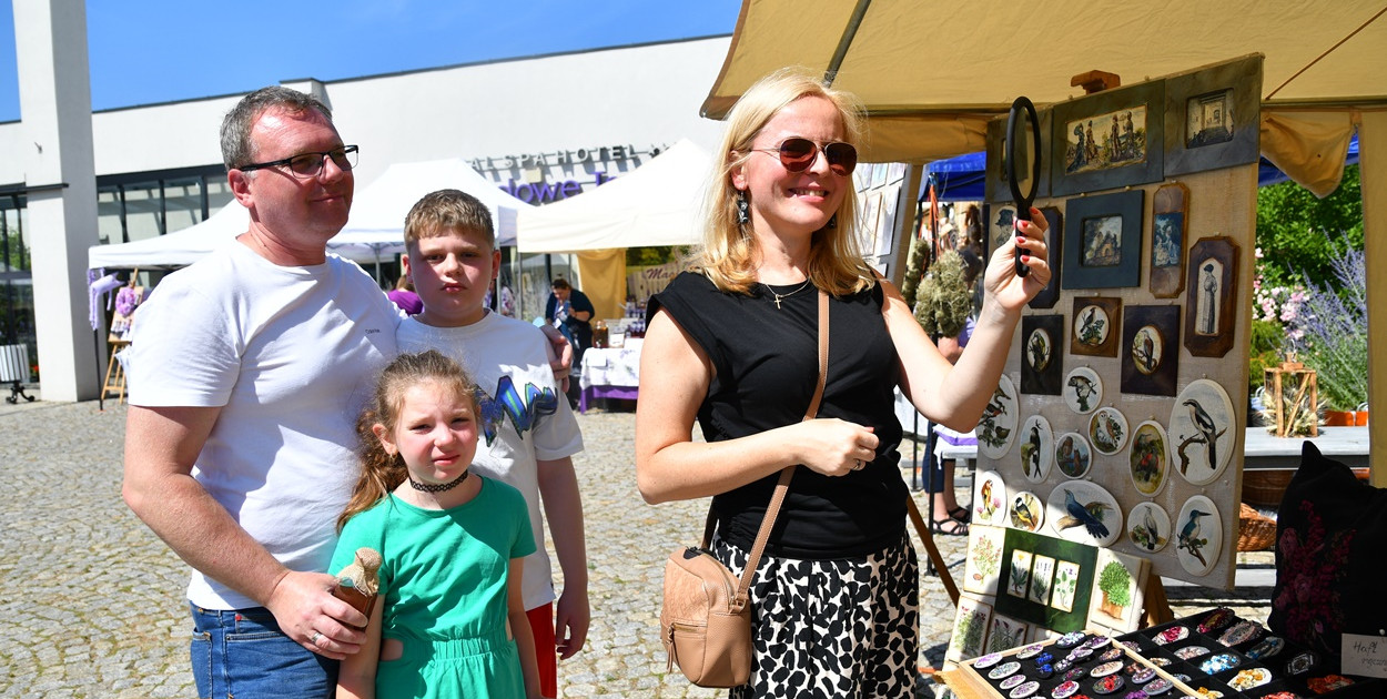 W Uniejowie zrobiło sie lawendowo. Trwa Festiwal Lawendy [ZDJĘCIA]