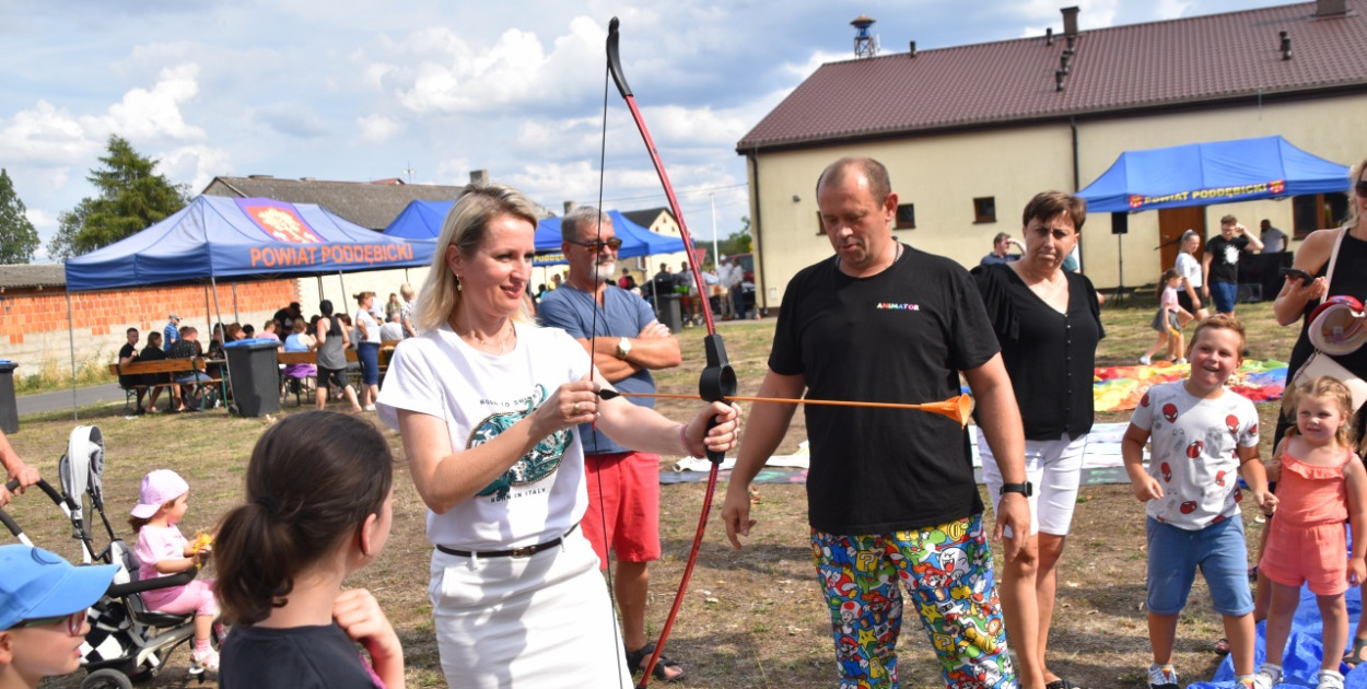 Piknik rodzinny w Ostrowsku koło Uniejowa. Fot. Michał Kubacki.