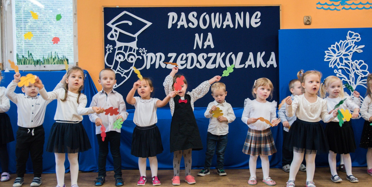 Pasowanie na przedszkolaka w uniejowskim przedszkolu