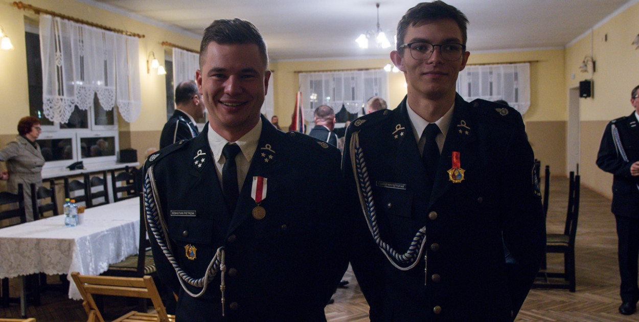 Nowy naczelnik i jego zastępca. Od prawej Tomasz Krysztofiak i Sebastian Pietrzak.