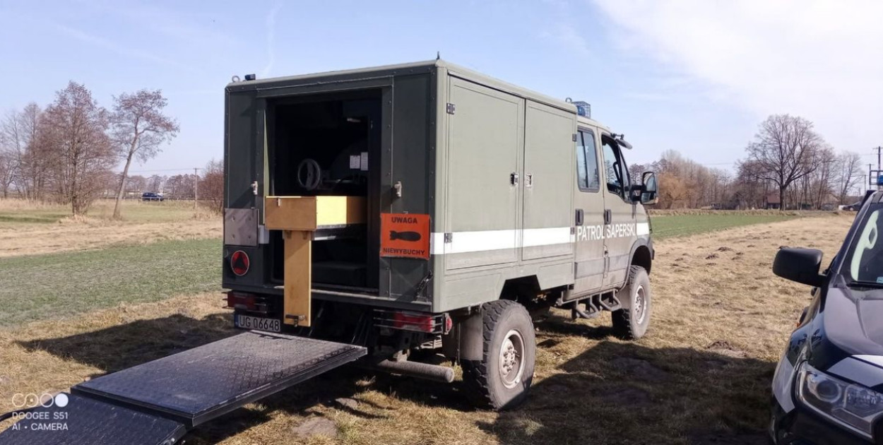 Niewybuchy z czasów wojny znaleziono pod Uniejowem [FOTO]