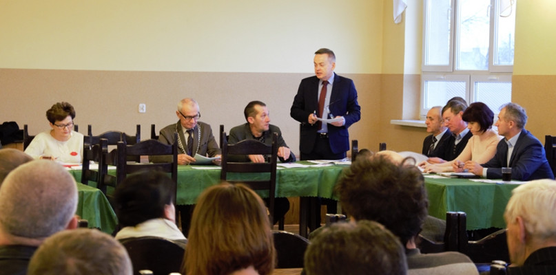 Zdjęcie podczas jednej z sesji Rady Miejskiej w Uniejowie.