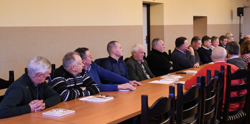 Na zdj. sołtysi z gminy Uniejów podczas jednej z sesji rady miejskiej.