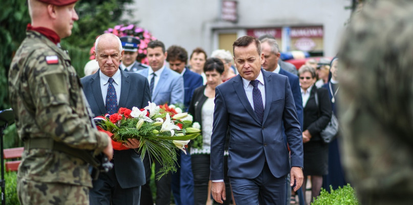 Na zdjęciu od lewej - Janusz Kosmalski, wiceburmistrz i Józef Kaczmarek, burmistrz Uniejowa. 