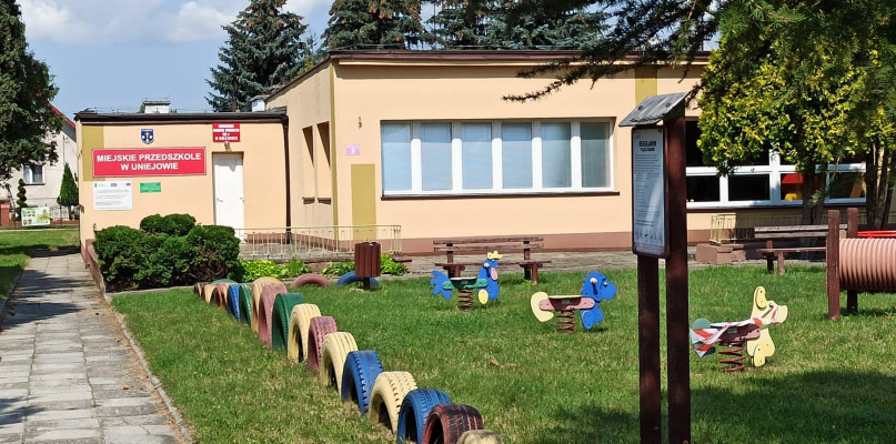 Na zdjęciu obecna siedziba przedszkola miejskiego w Uniejowie.