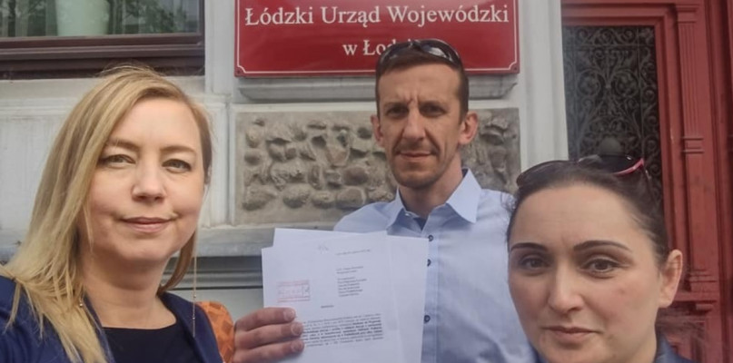 W tym tygodniu do biura Wojewody Łódzkiego Tobiasza Bocheńskiego trafiła petycja z podpisami mieszkańców powiatu poddębickiego Archiwum prywatne.