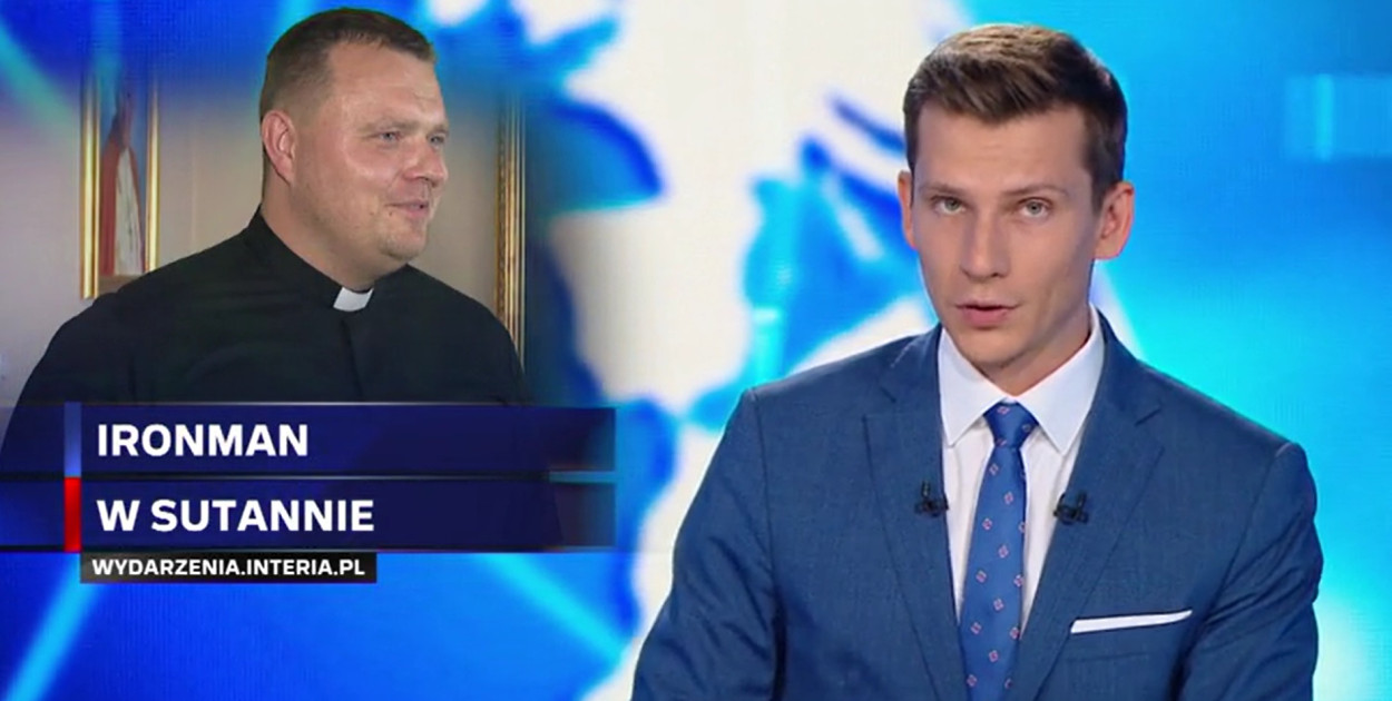 Kadr z programu Wydarzenia w Polsacie. Źródło: polsatnews.pl