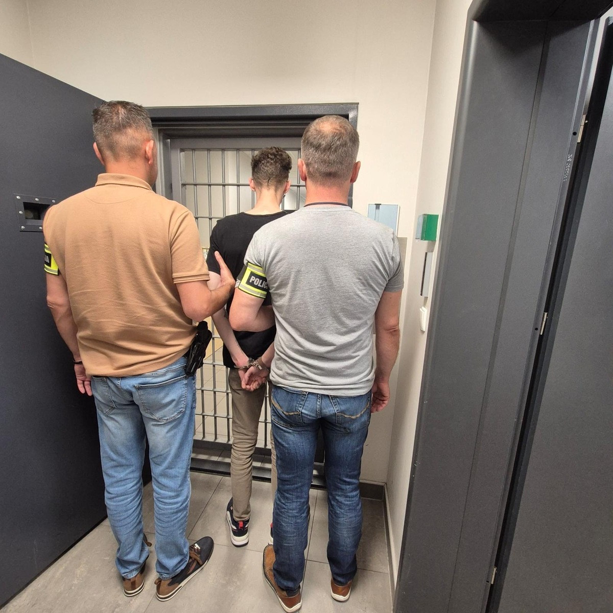 Mężczyzna został aresztowany na 3 miesiące. Fot.Komenda Wojewódzka Policji w Łodzi.