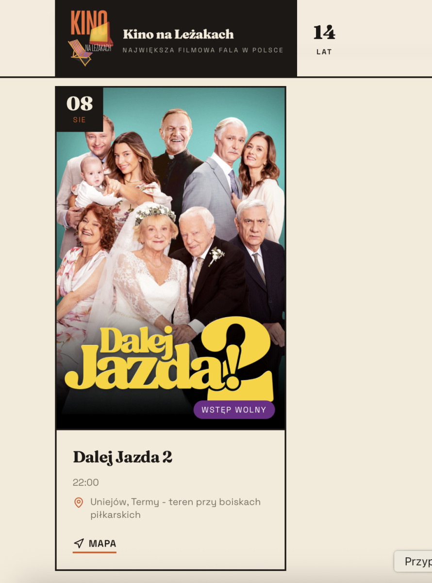 źródło: Kino na leżakach