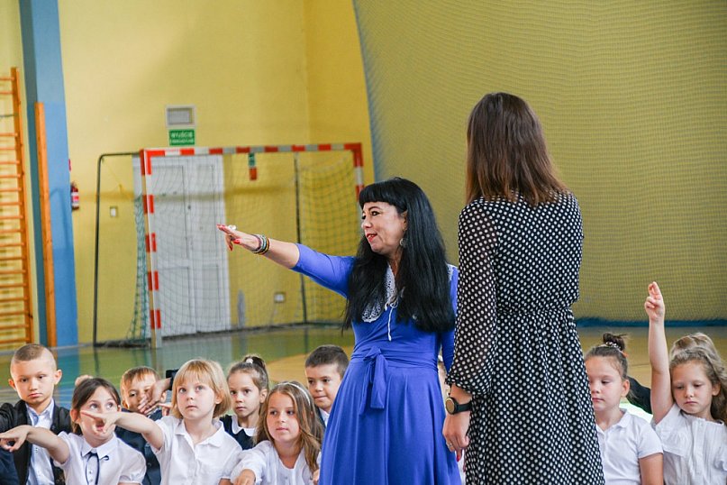 Pierwszoklasiści z Uniejowa już po ślubowaniu