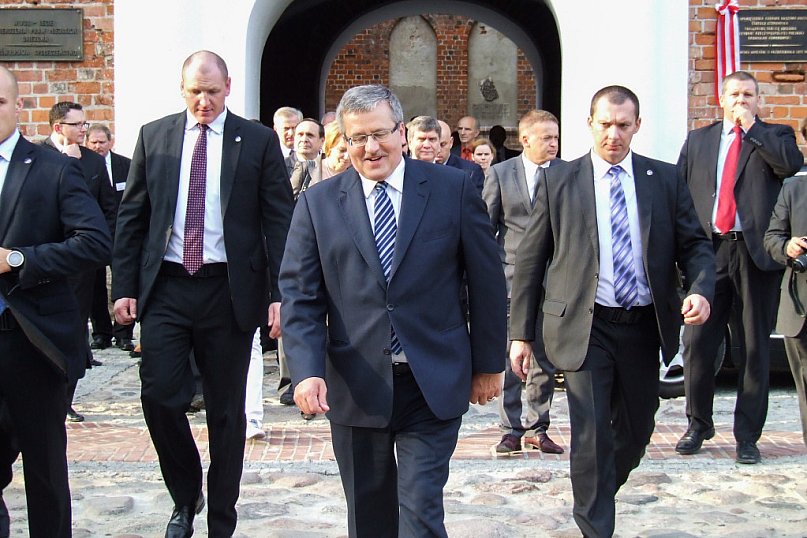 Tak wyglądała wizyta prezydenta Komorowskiego 10 lat temu
