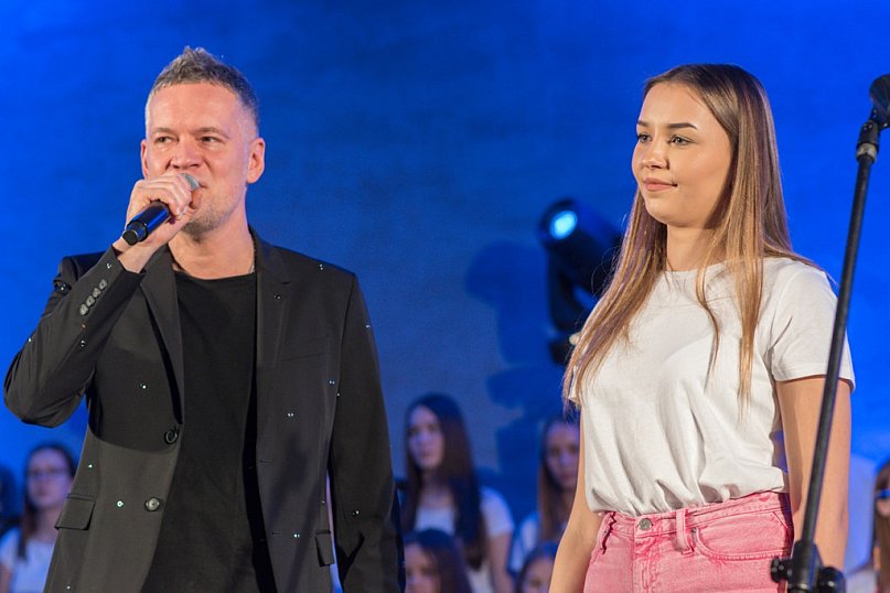 Jacek Cygan i Krzysztof Antkowiak w Uniejowie