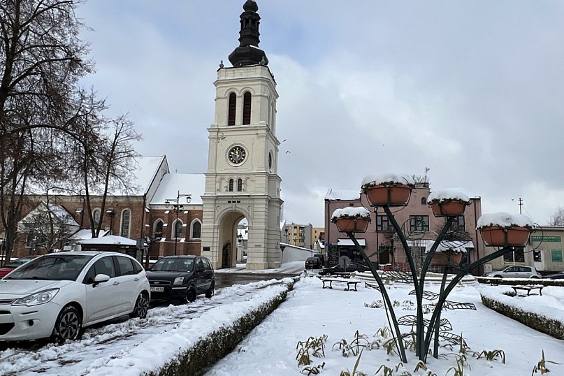 Zima zawitała do Uniejowa [FOTO]