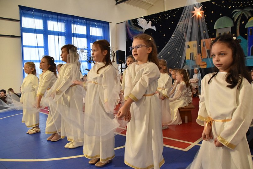 Jasełkowe przedstawienie przedszkolaków z Uniejowa