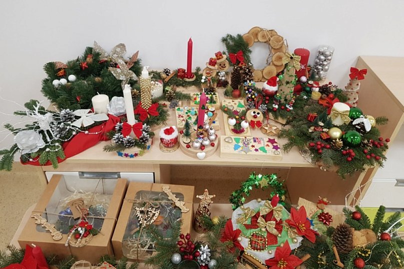 W uniejowskim przedszkolu zorganizowano warsztaty bożonarodzeniowe