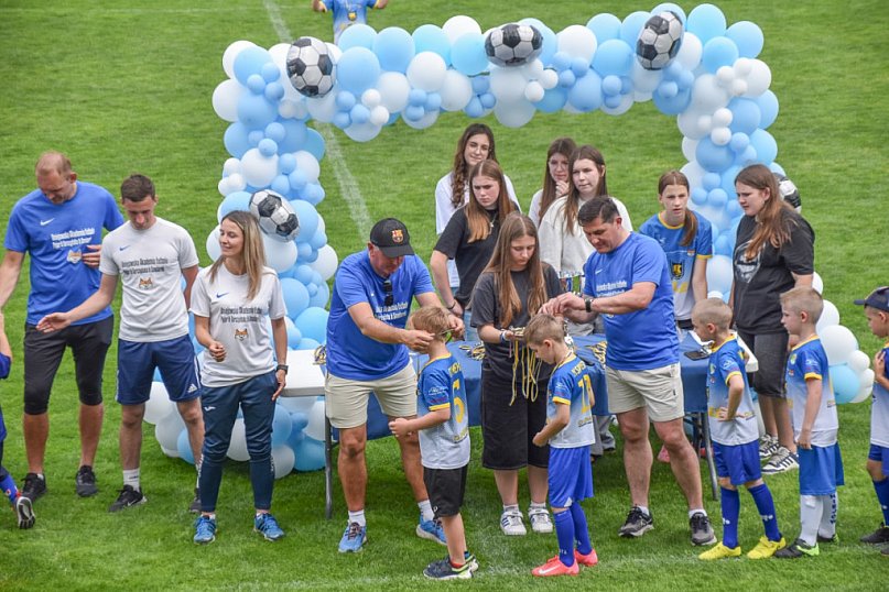Piłkarski Dzień Dziecka z Uniejowską Akademią Futbolu.