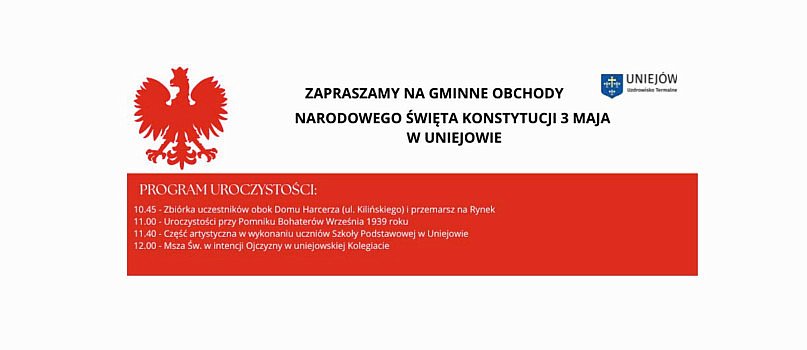 Gminne obchody Święta 3 Maja w Uniejowie-327