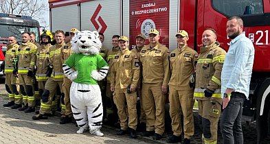 Strażacy ćwiczyli w Zoo Borysew na wypadek pożaru [FOTO]-15441
