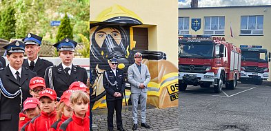 Strażacki mural na Dzień Strażaka. Ochotnicy świętowali w Uniejowie [FOTO]-15484